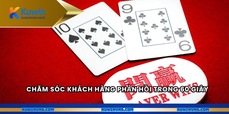 Chăm sóc khách hàng phản hồi trong 60 giây