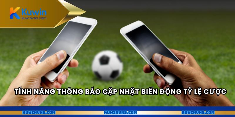 Tính năng thông báo cập nhật biến động tỷ lệ cược